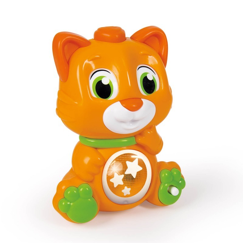 Baby Clementoni Βρεφικό Παιχνίδι Χαρούμενη Γατούλα 1000-17240 - Baby Clementoni