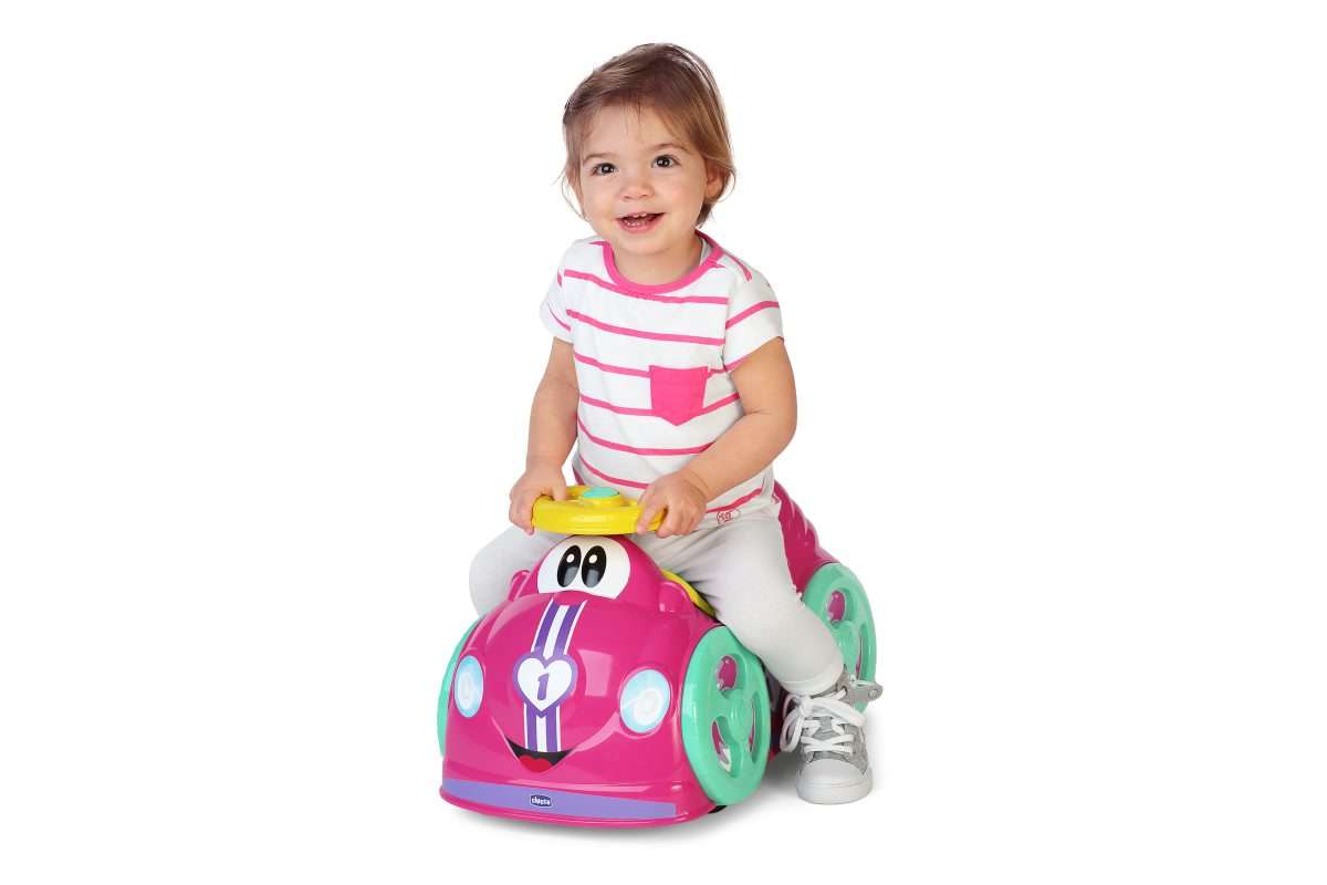 Chicco  Αυτοκινητάκι Γύρω Γυρω Όλοι Ροζ 7347010000 - Chicco