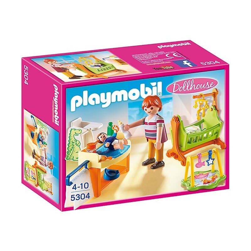 Playmobil Dollhouse Βρεφικό δωμάτιο με κούνια 5304 - Playmobil, Playmobil Dollhouse