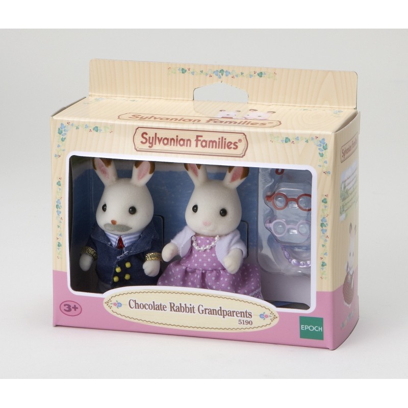 Sylvanian Families: Παππούς & Γιαγιά Chocolate Rabbit 5190 - Sylvanian Families
