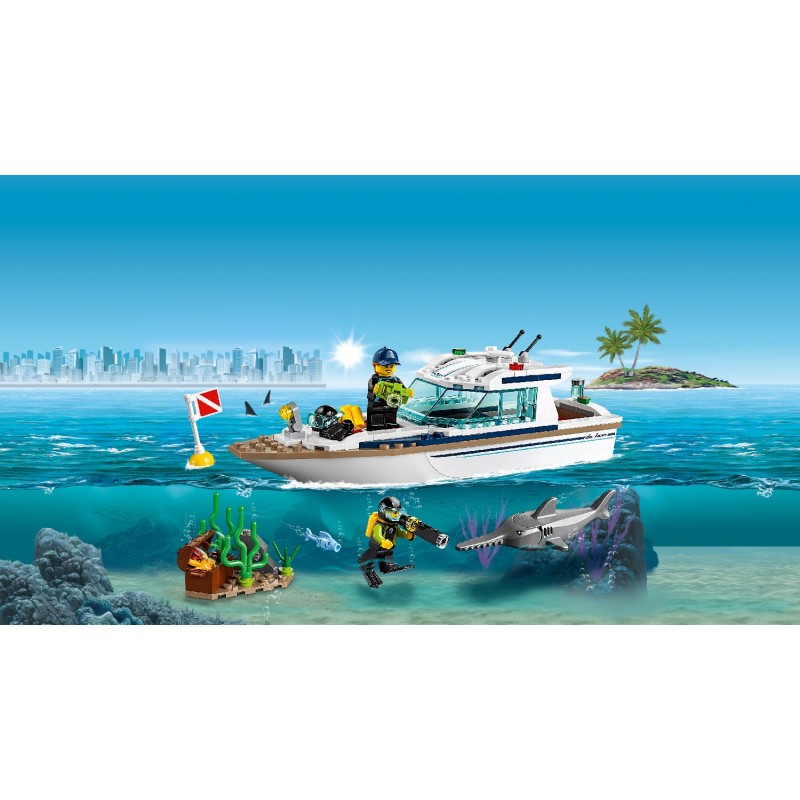 LEGO City Γιωτ Καταδύσεων - Diving Yacht 60221 - LEGO, LEGO City, LEGO City Great Vehicles