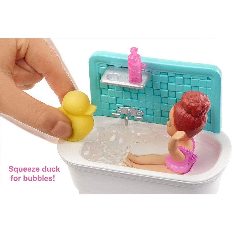 Barbie Skipper Babysitters - Ώρα Για Μπάνιο FXH05 - Barbie