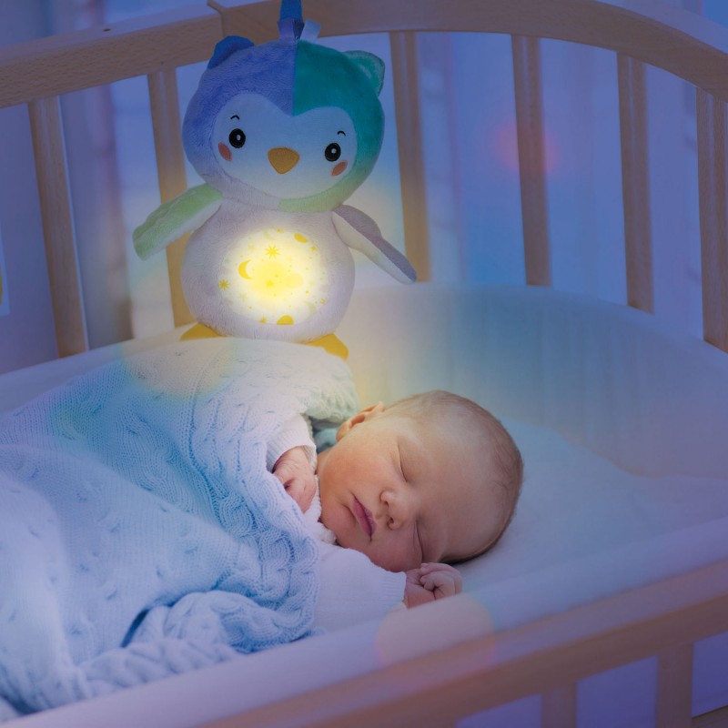 Baby Clementoni Goodnight Owl Βρεφικό Χνουδωτό Κουκουβάγια Με Φως 1000-17268 - Baby Clementoni