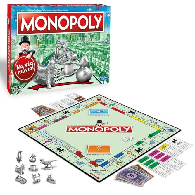 Επιτραπέζιο Monopoly Classic C1009 - Hasbro Gaming, Monopoly