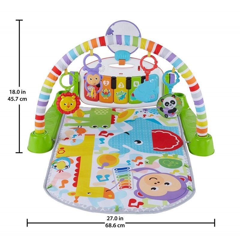 Fisher-Price Deluxe Εκπαιδευτικό Γυμναστήριο - Μουσικό Πιανάκι FWT15 - Fisher-Price