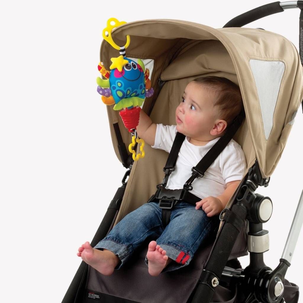 Playgro Μουσικό παιχνίδι καροτσιού με κορδόνι Χταποδάκι - Playgro