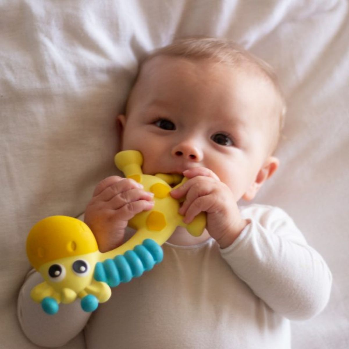 Playgro Παιχνίδι οδοντοφυΐας από φυσικό υλικό Καμηλοπάρδαλη - Playgro