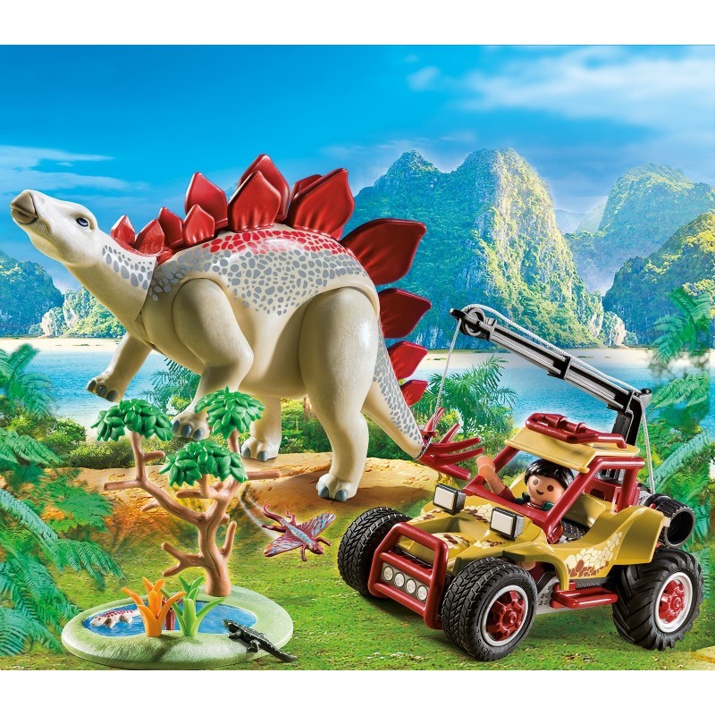 Playmobil Dinos Εξερευνητικό όχημα και Στεγόσαυρος 9432 - Playmobil, Playmobil Dino Rise, Playmobil Dinos
