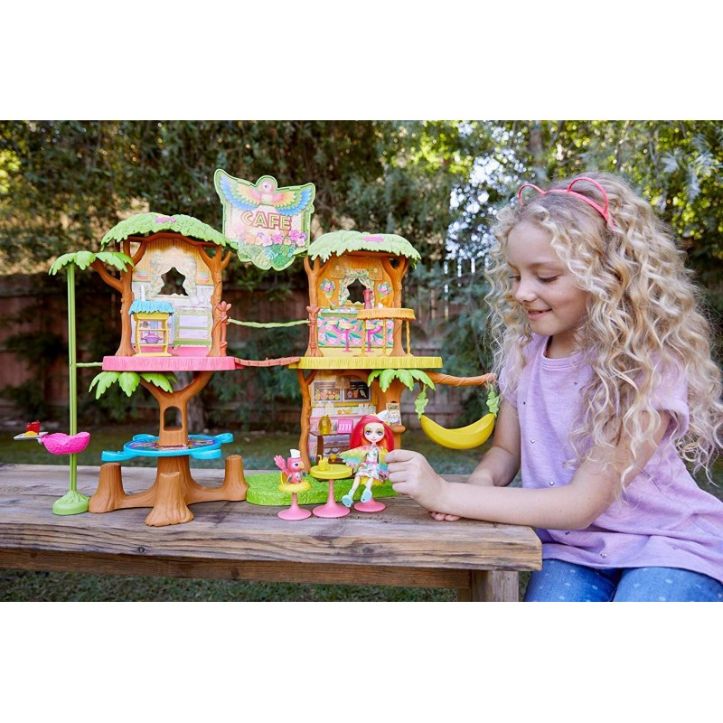 Enchantimals Junglewood Cafe Μπανανόσπιτο - Καφετέρια GNC57 - Enchantimals