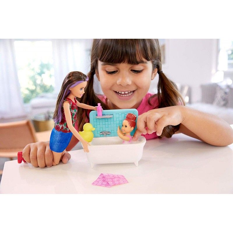 Barbie Skipper Babysitters - Ώρα Για Μπάνιο FXH05 - Barbie