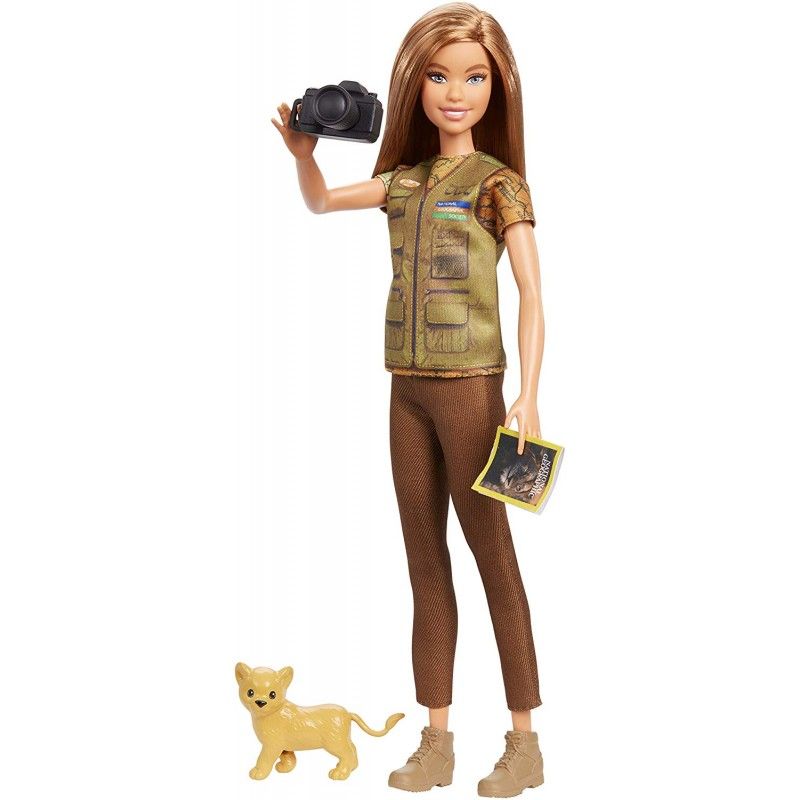 Barbie National Geographic Φωτορεπόρτερ GDM46 - Barbie