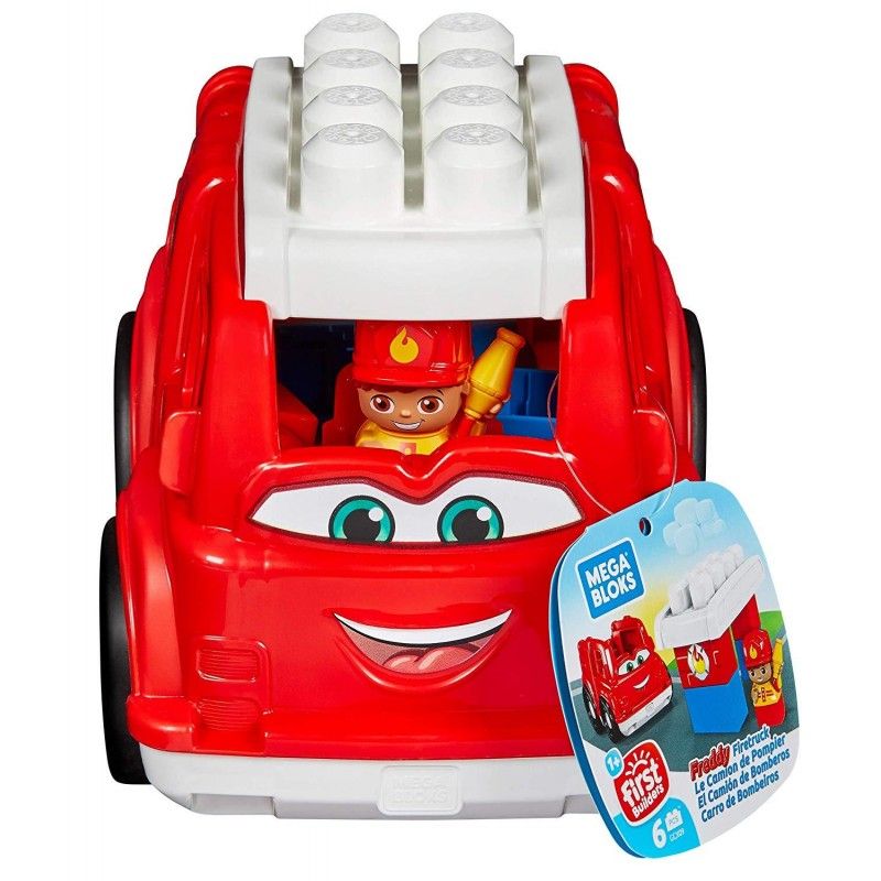Mega Bloks Freddy Firetruck Πυροσβεστικό Όχημα GCX09 - Fisher-Price, Mega Bloks
