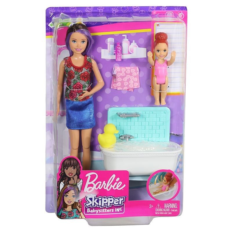 Barbie Skipper Babysitters - Ώρα Για Μπάνιο FXH05 - Barbie