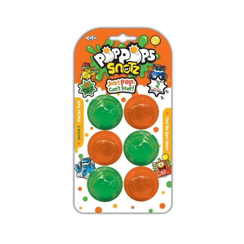 Poppops Snotz 6 Τεμάχια - Πράσινο 50041 - Yulu