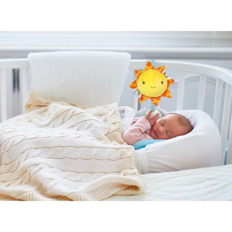 Baby Clementoni Soft Sun Βρεφικό Μουσικό Χνουδωτό Κρεμαστό Ήλιος 1000-17270 - Baby Clementoni