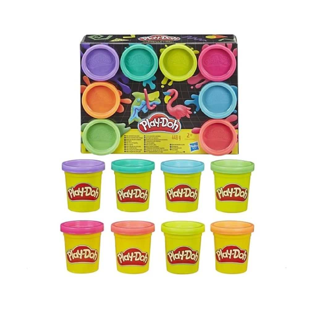 Play-Doh Rainbow Μη Τοξικά Πλαστοζυμαράκια Με 8 Χρώματα σε 2 Σχέδια, E5044 φωτογραφία