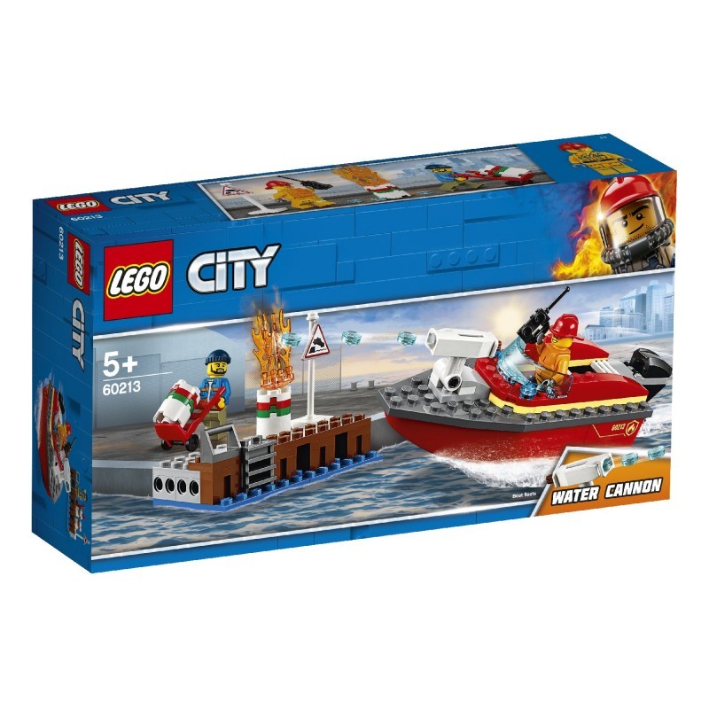 LEGO City Πυρκαγιά Στην Αποβάθρα - Dock Side Fire 60213 - LEGO, LEGO City, LEGO City Fire