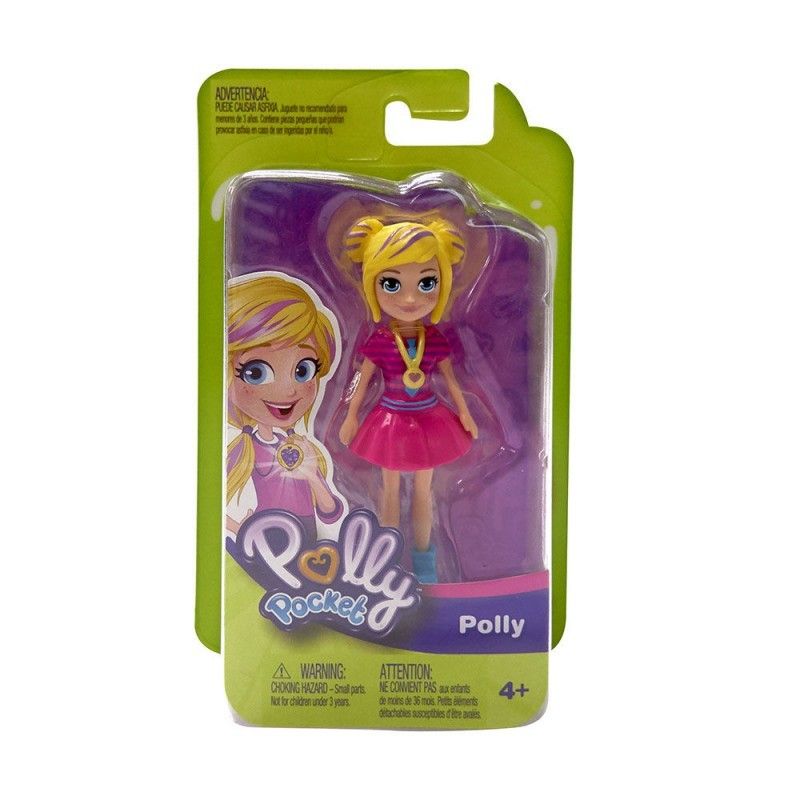 Polly Pocket Κούκλα Με Αξεσουάρ - 6 Σχέδια GCD63 - Polly Pocket