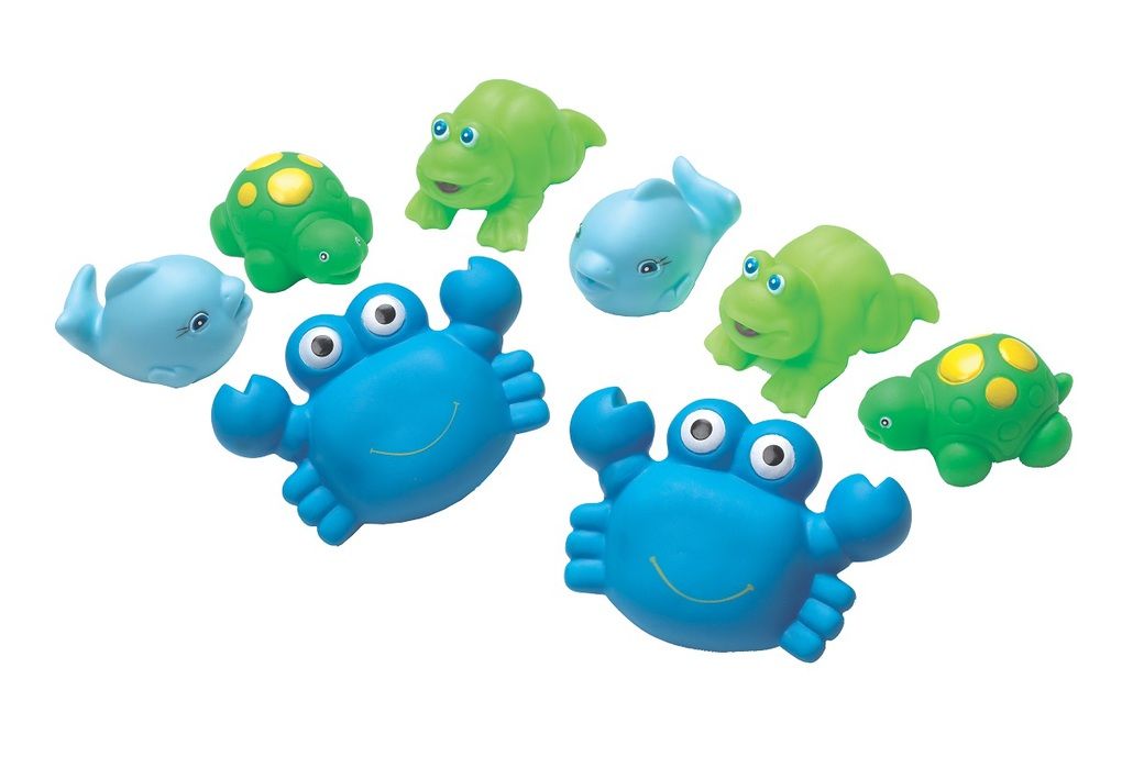 Playgro Bath Time Ζωάκια Αγόρι 8τμχ - Playgro