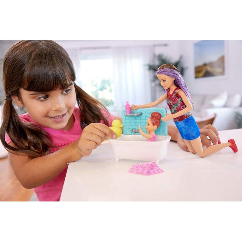 Barbie Skipper Babysitters - Ώρα Για Μπάνιο FXH05 - Barbie