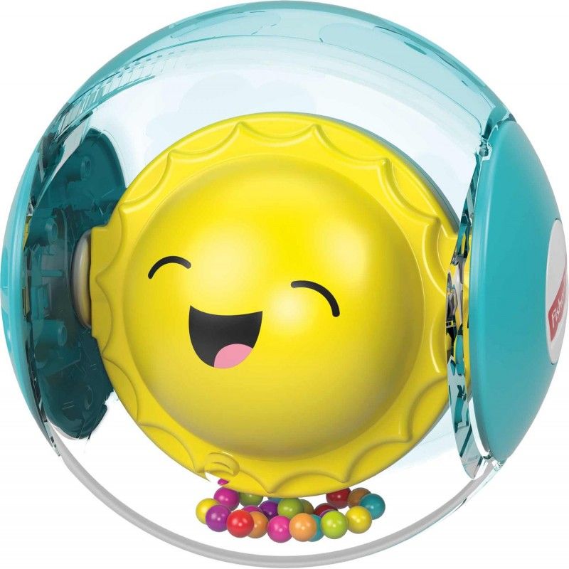 Fisher-Price Hello Sunshine Rattle Ball Μπαλίτσα Ουράνιο Τόξο GJF68 - Fisher-Price