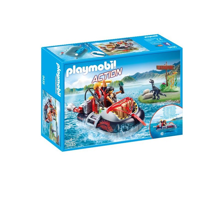 Playmobil City Action Χόβερκραφτ με εξερευνητές δεινοσαύρων 9435 - Playmobil, Playmobil City Action