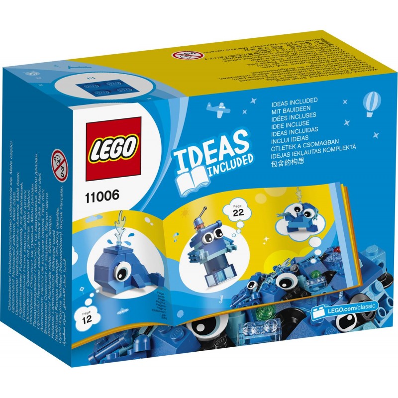 LEGO Classic Δημιουργικά Μπλε Τουβλάκια 11006 - LEGO, LEGO Classic