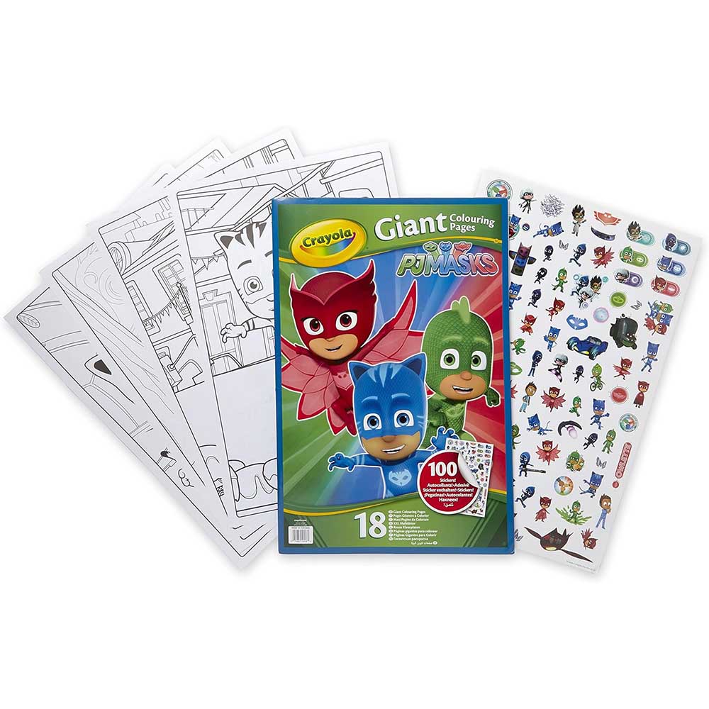 Crayola PJ Mask Color and Sticker 04-0418 - PJ Masks