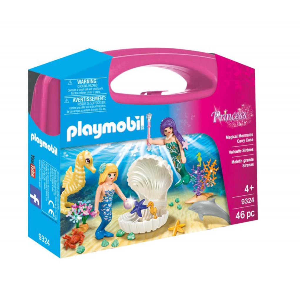 Playmobil Maxi Βαλιτσάκι Γοργόνες με κοχύλι - Playmobil, Playmobil Princess