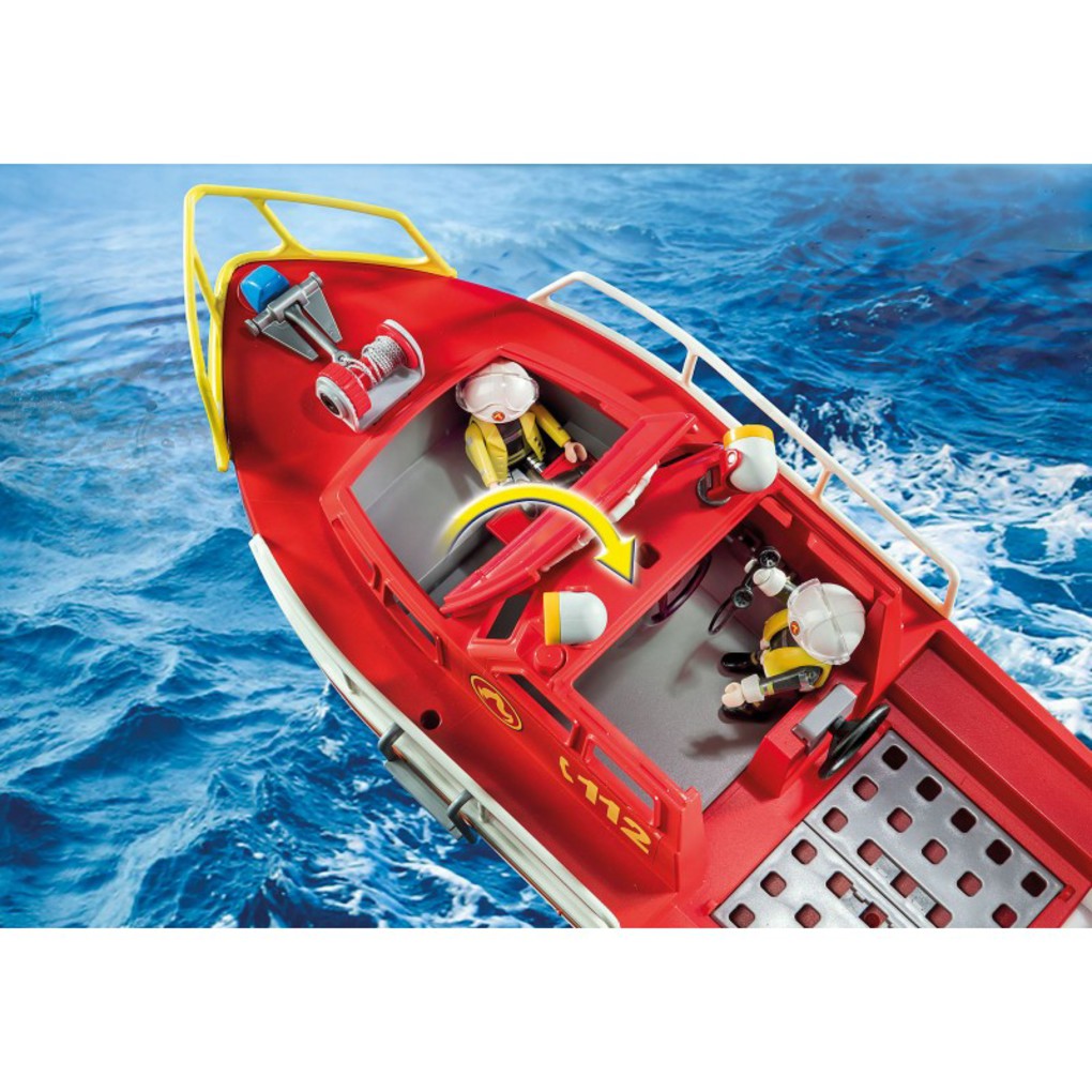 Playmobil City Action Πυροσβεστικό Σκάφος Διάσωσης 70147 - Playmobil, Playmobil City Action