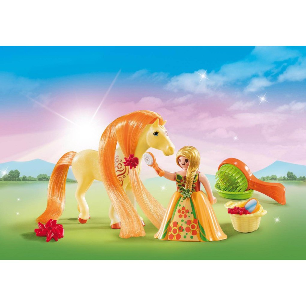 Playmobil Maxi Βαλιτσάκι Πριγκίπισσα με άλογο - Playmobil, Playmobil Princess