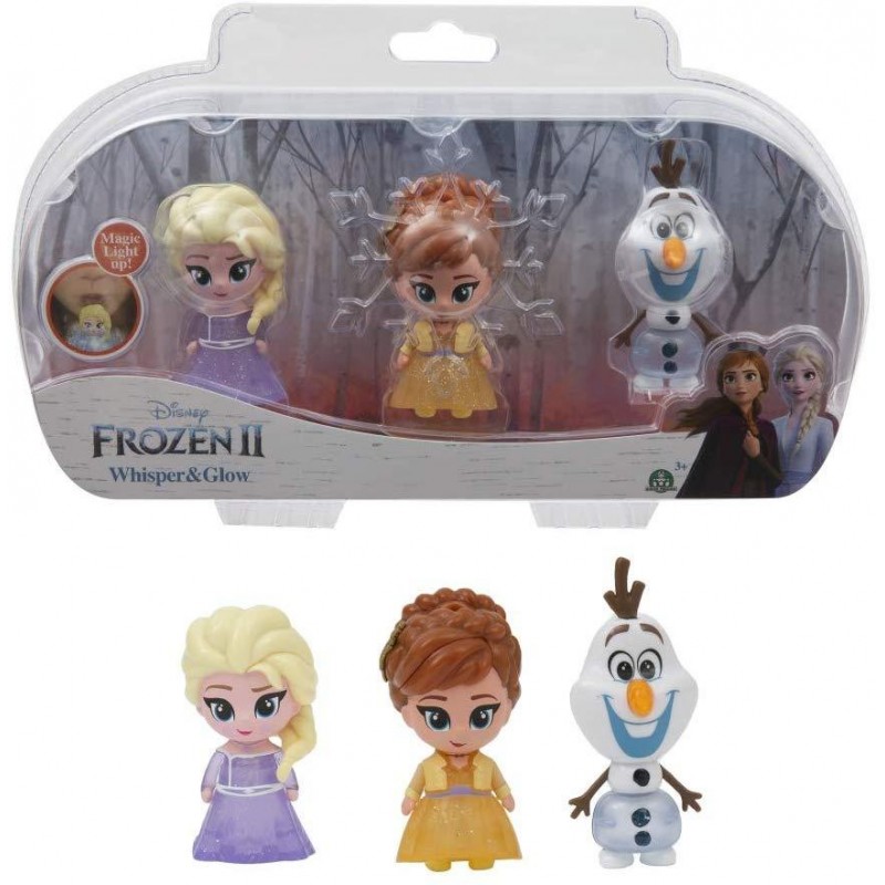 Disney Frozen II Whisper And Glow 3 Φιγούρες Που Φωτίζουν FRN75000 - 