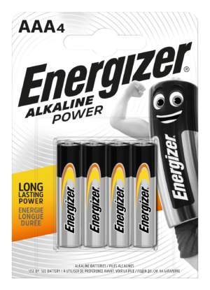 Energizer Αλκαλικές Μπαταρίες Power AAA BP4 F016612 4τμχ - Energizer