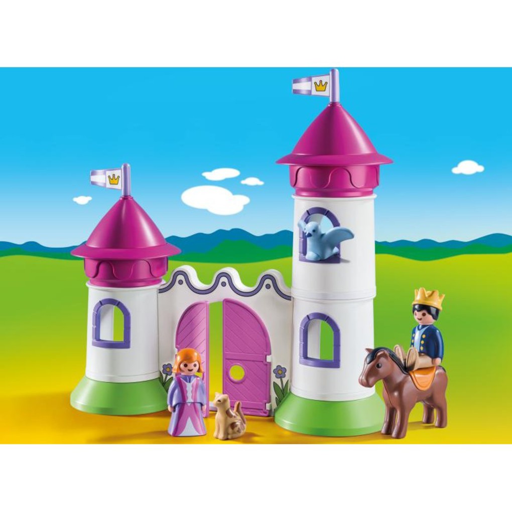 Playmobil Κάστρο με στοιβαζόμενους πύργους - Playmobil, Playmobil 1.2.3