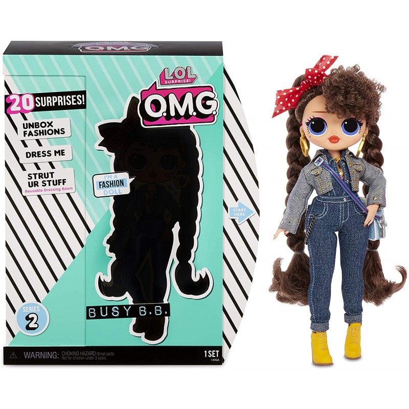 L.O.L. Surprise - O.M.G. Fashion Κούκλα Σειρά 2 - 3 Σχέδια LLUA9000 - L.O.L. Surprise