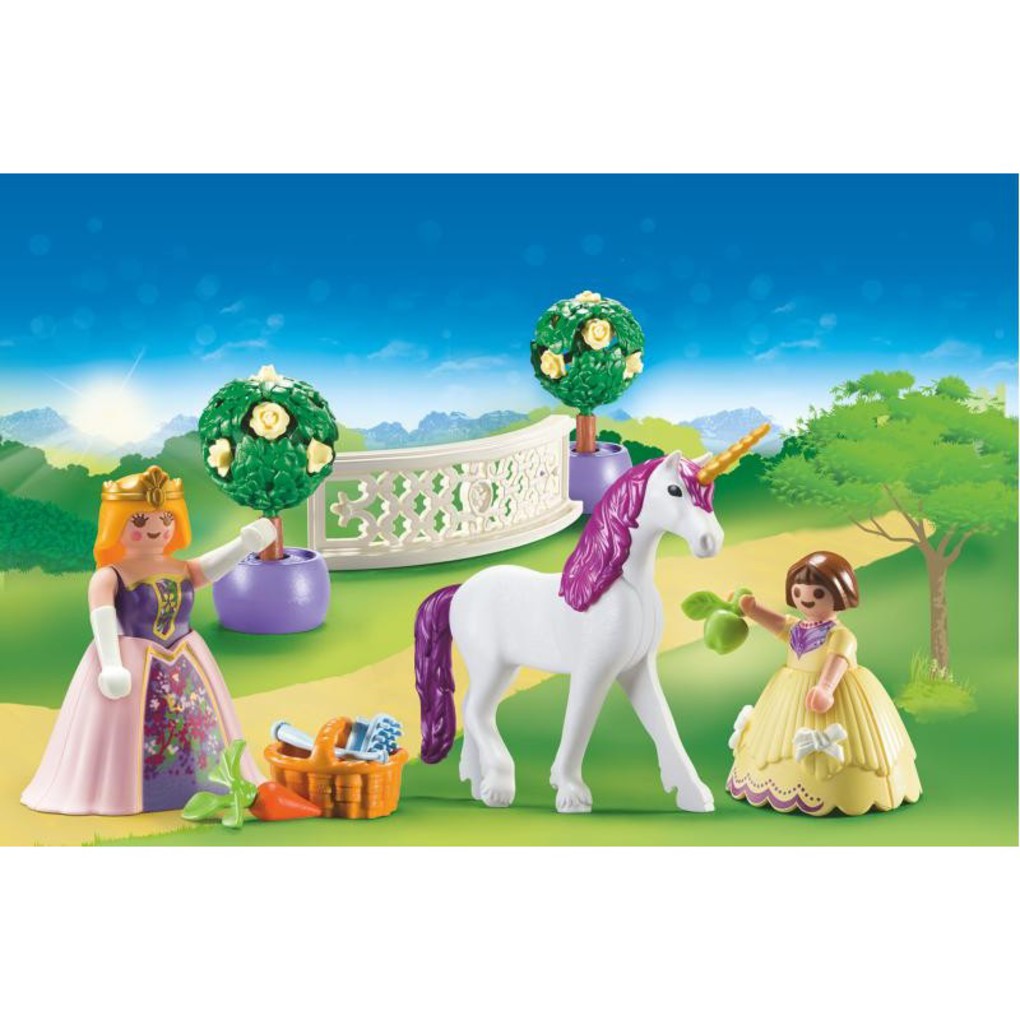 Playmobil Maxi Βαλιτσάκι Πριγκίπισσες με μονόκερο - Playmobil, Playmobil Princess