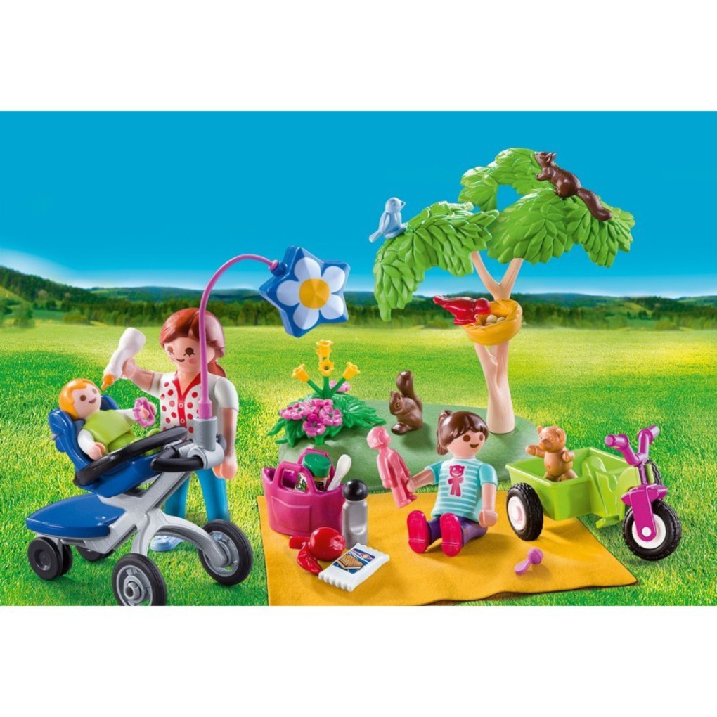Playmobil Maxi Βαλιτσάκι Πικ-νικ στην εξοχή - Playmobil, Playmobil Family Fun