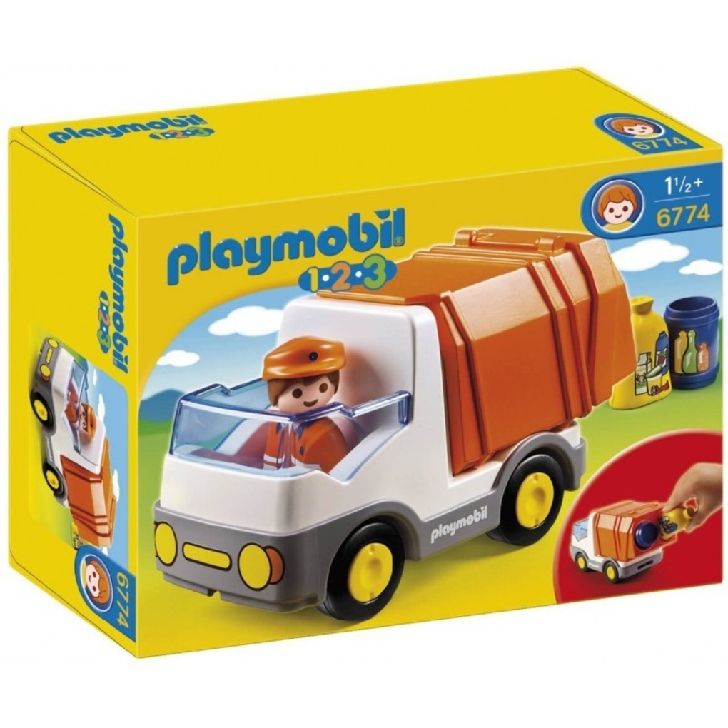 Playmobil Απορριμματοφόρο όχημα - Playmobil, Playmobil 1.2.3