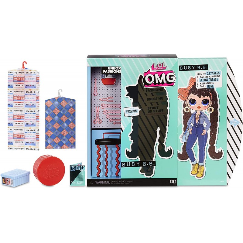 L.O.L. Surprise - O.M.G. Fashion Κούκλα Σειρά 2 - 3 Σχέδια LLUA9000 - L.O.L. Surprise