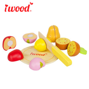 Σετ με ξύλο κοπής: Φρούτα - iwood