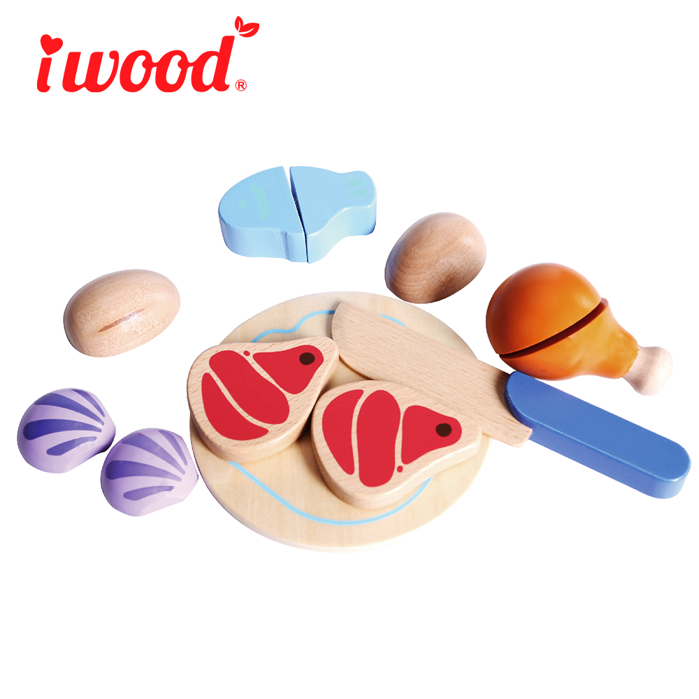 Σετ με ξύλο κοπής: Κρέας - iwood