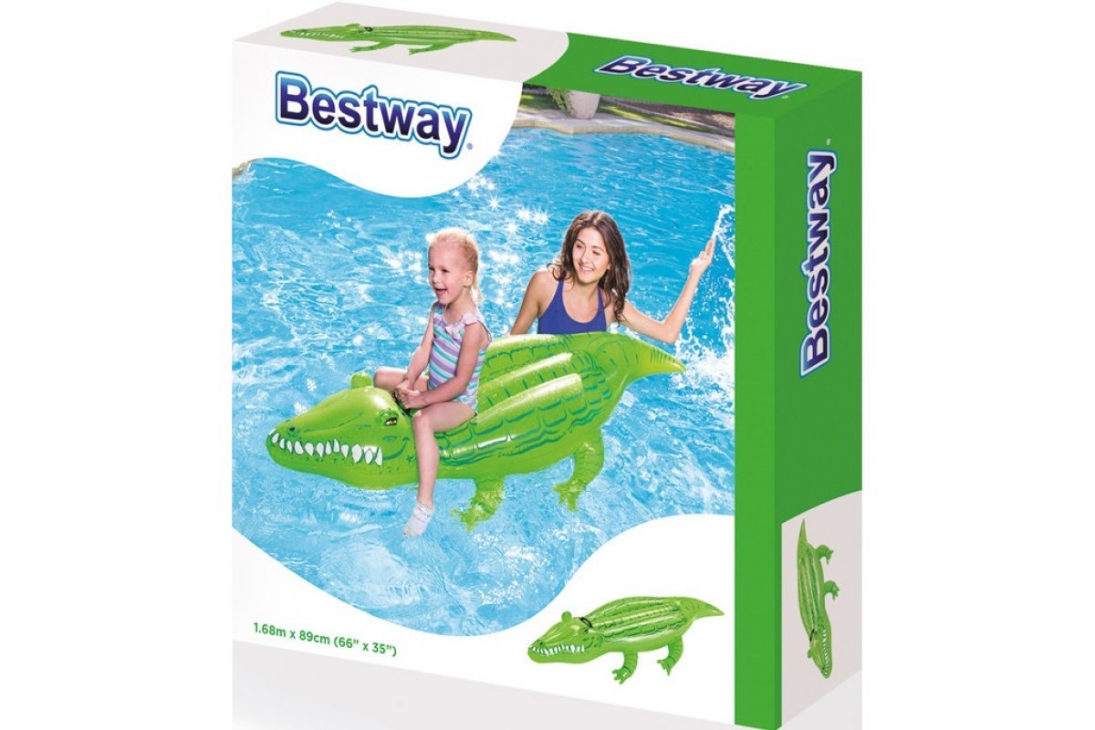 Bestway Φουσκωτός Κροκόδειλος Θαλάσσης 168x89εκ. 15702 - Bestway