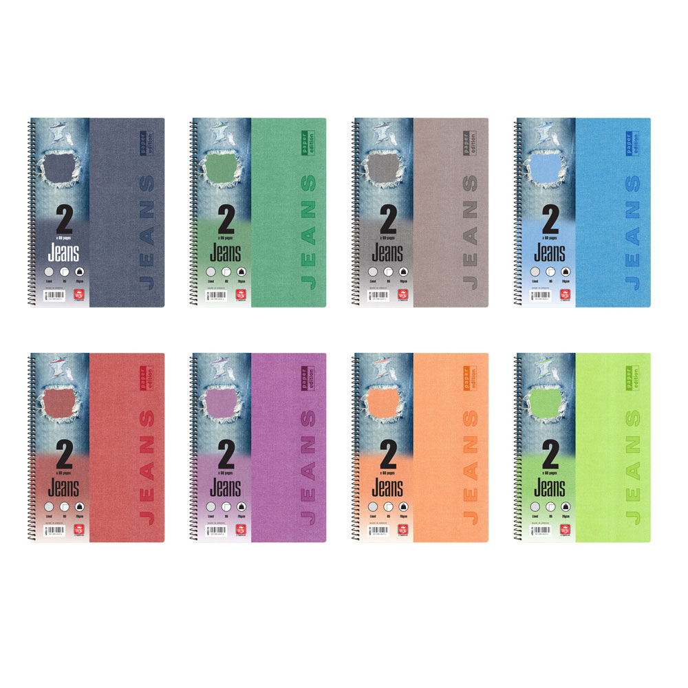 typotrust typotrust Τετράδιο 2 Θεμάτων B5 Jeans 4552-19 (4542Γ)