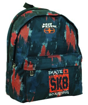BMU Σακίδιο 2 θέσεων No Fear Skate 8 347-68034 - NO FEAR