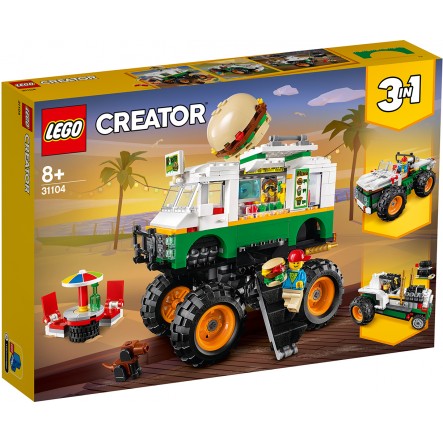 LEGO Monster Truck με Χάμπουργκερ 31104 - LEGO, LEGO Creator