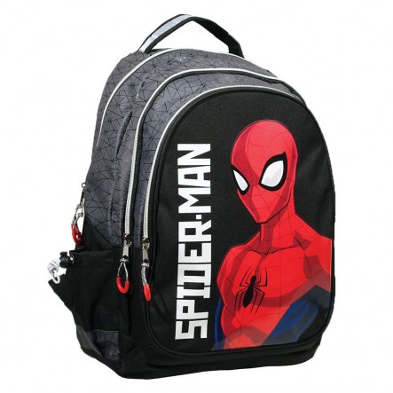 Gim Τσάντα  Δημοτικού Οβάλ Spiderman neoprene 337-75031 - Gim