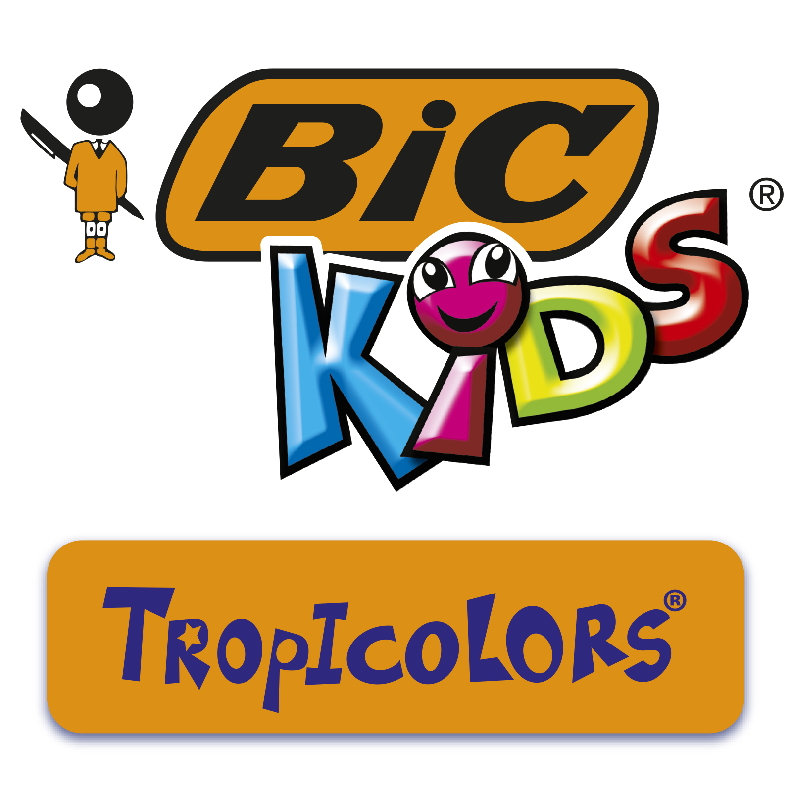 Bic Kids Ξυλομπογιές 24τμχ TROPICOLORS 2 Β/24 9375182 - Bic, Bic Kids