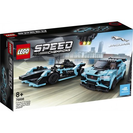 LEGO Formula E Panasonic Jaguar Racing GEN2 car & Jaguar I-PACE eTROPHY 76898 - LEGO, LEGO Speed Champions