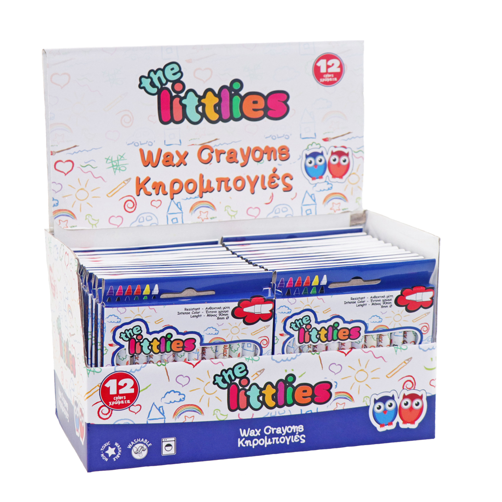 Κηρομπογιές The littlies 12 Χρώματα φωτογραφία