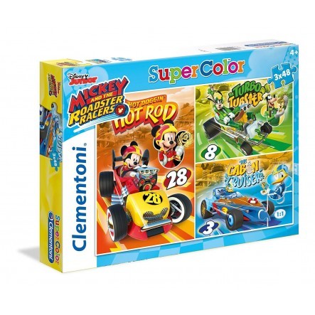 Clementoni ΠΑΖΛ 3Χ48 Mickey Roadster Racers 25227 - Clementoni